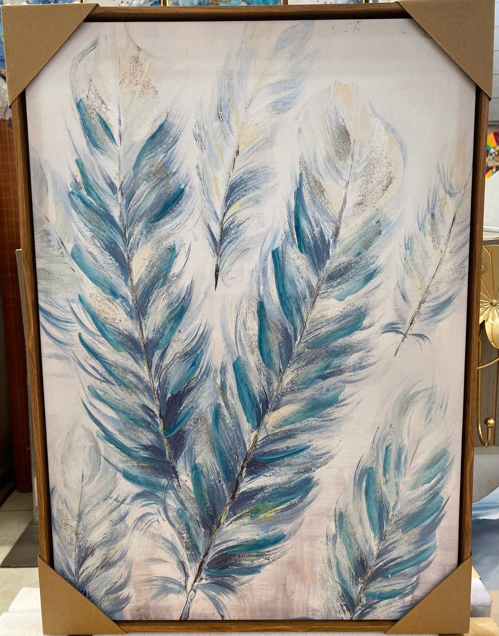 CUADROS TRIPTICOS  FLOR C/MARCO  15