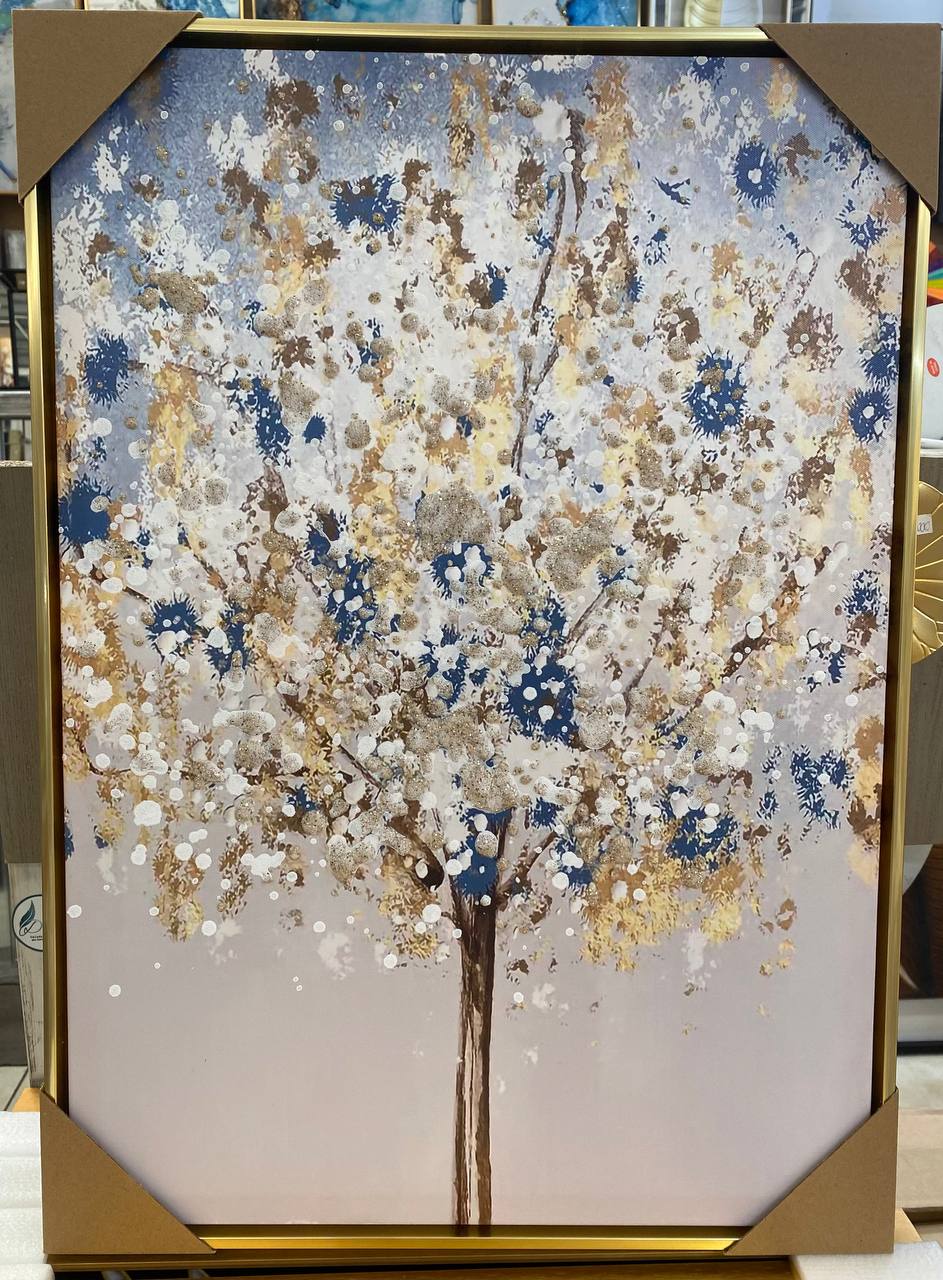 CUADROS TRIPTICOS  FLOR C/MARCO  28