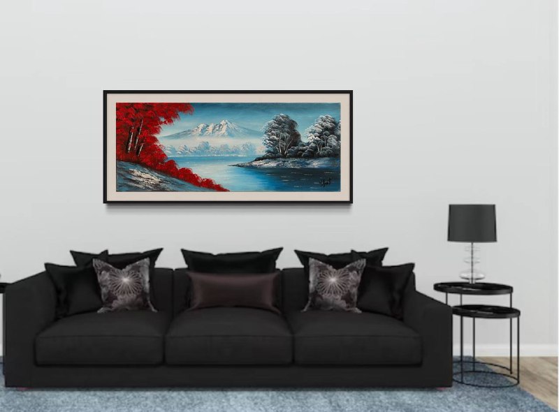 CUADRO DISEÑO MONTAÑA NIEVE 