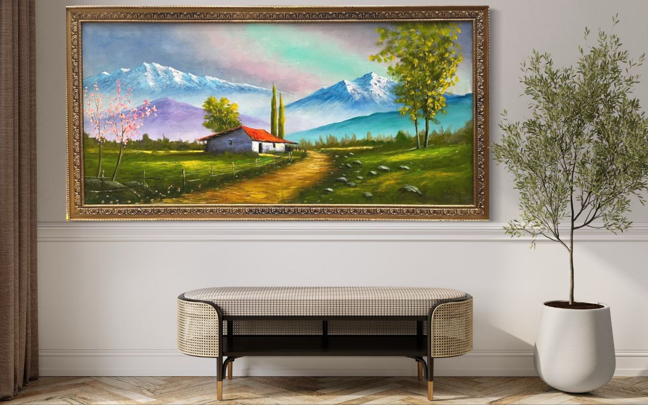 Cuadro Diseño Casa en la Montaña Marco Greca 