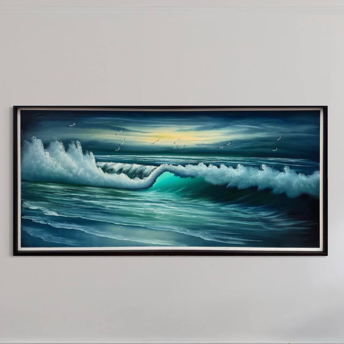 Cuadro de Mar Nocturno  1