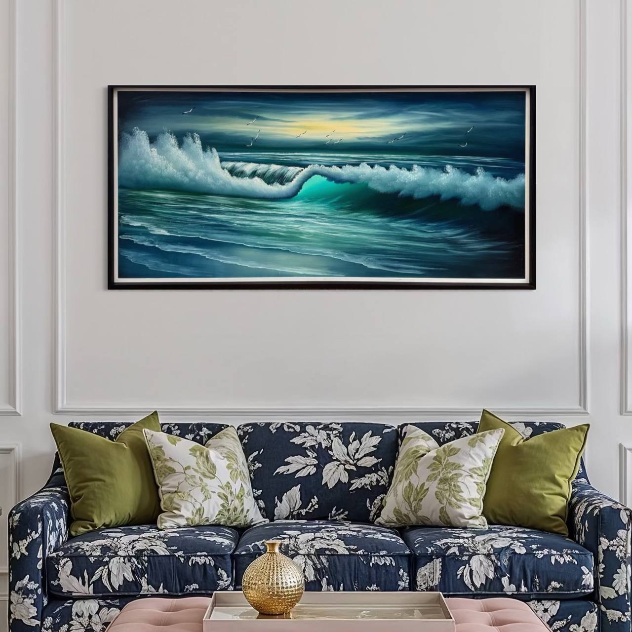 Cuadro de Mar Nocturno  2