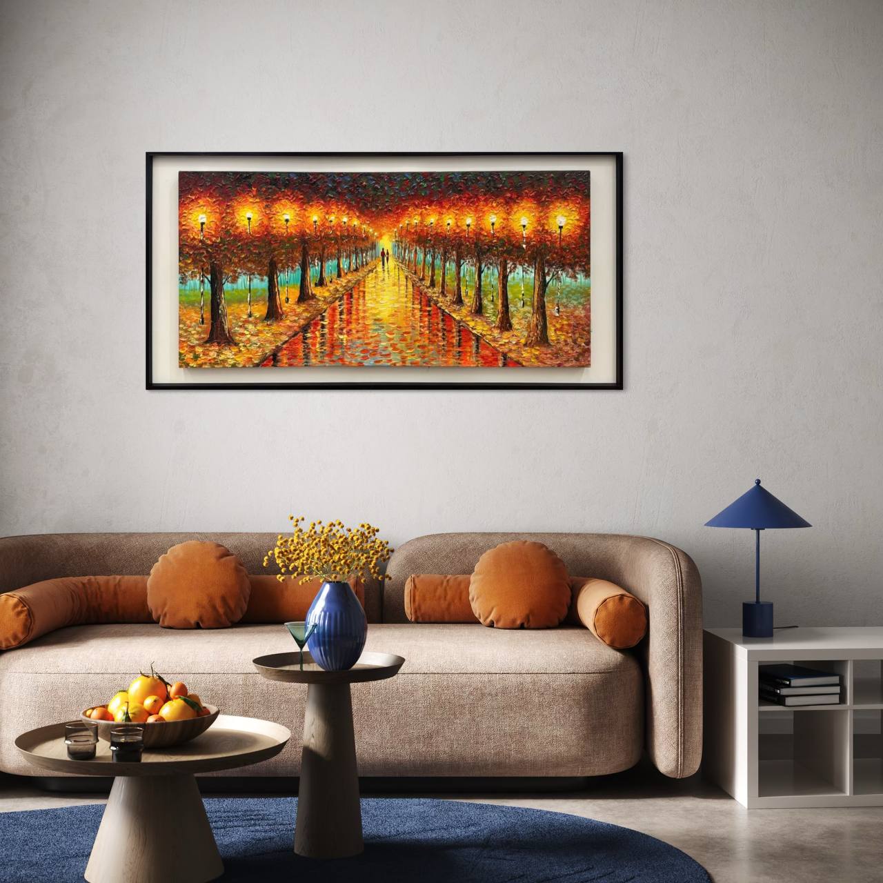 Cuadro Pareja en Parque  2