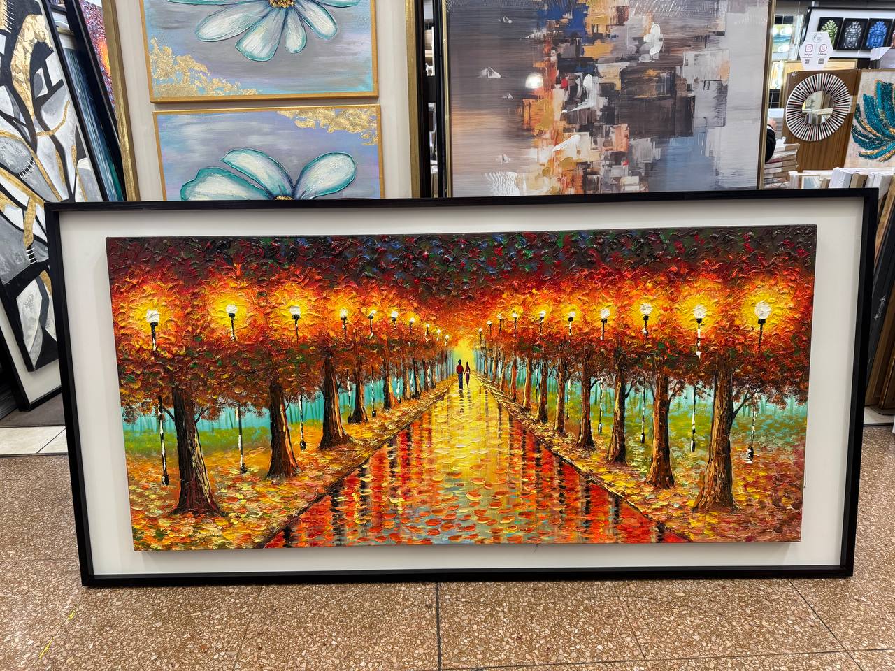 Cuadro Pareja en Parque  3