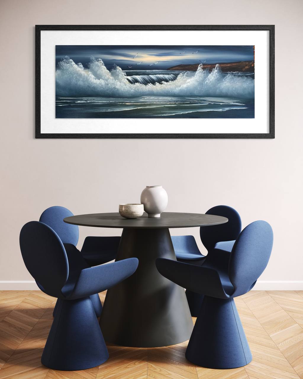 Cuadro Marino de noche  1