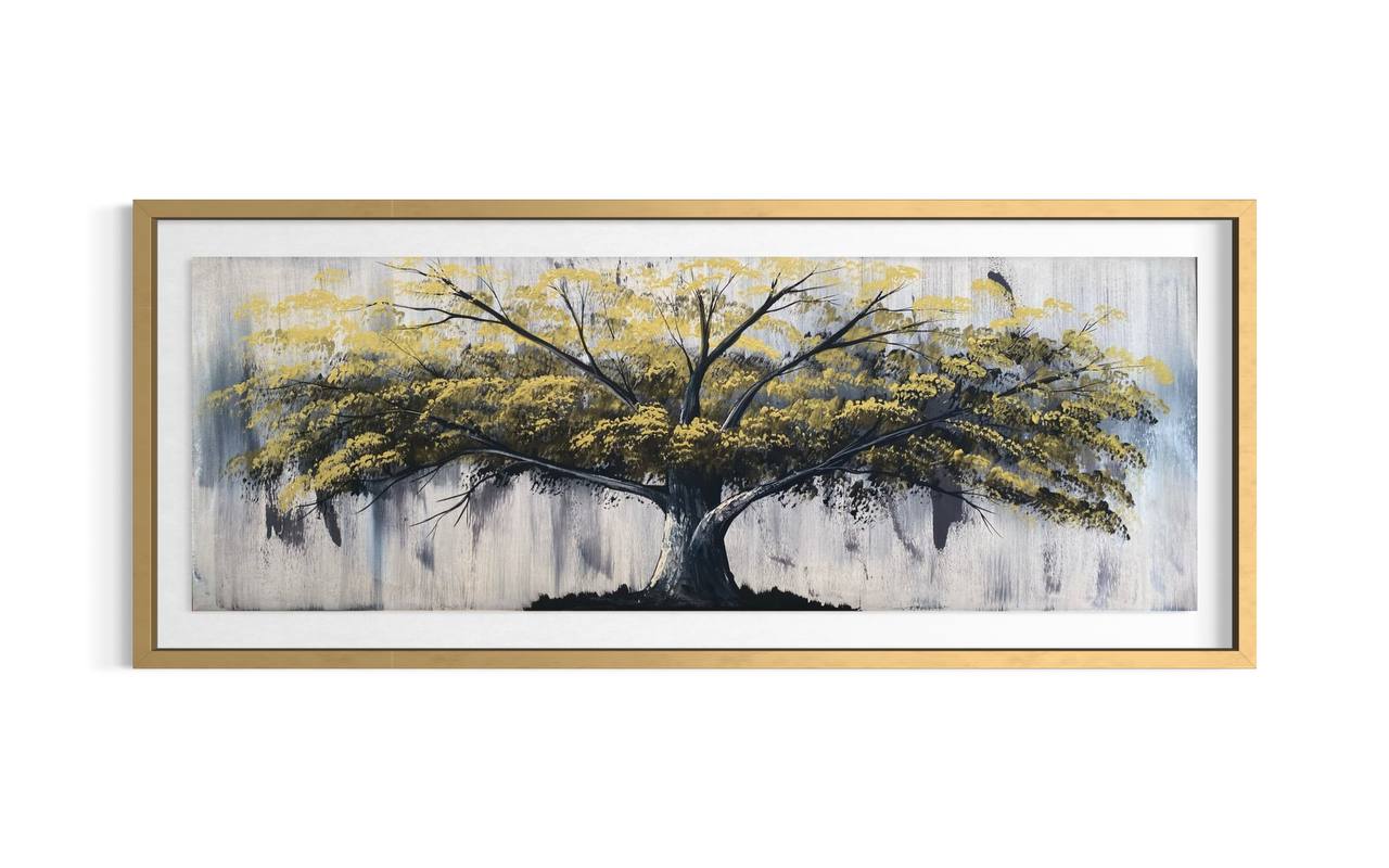 Cuadro Árbol Dorado de la Tranquilidad  3