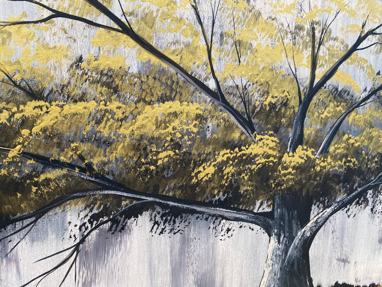 Cuadro Árbol Dorado de la Tranquilidad  2