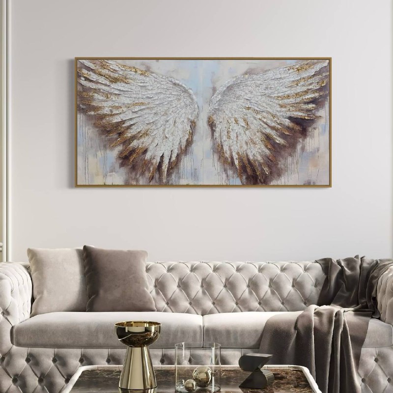 Cuadro Alas Porcelana 
