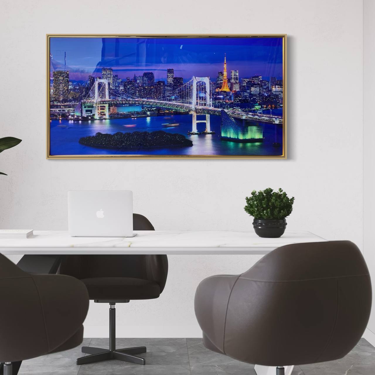 Cuadro Porcelana Ciudad las Vegas  1