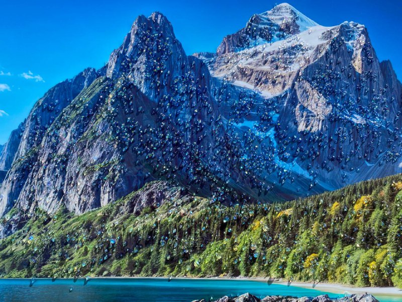 Cuadro Porcelana Torres del Paine  2