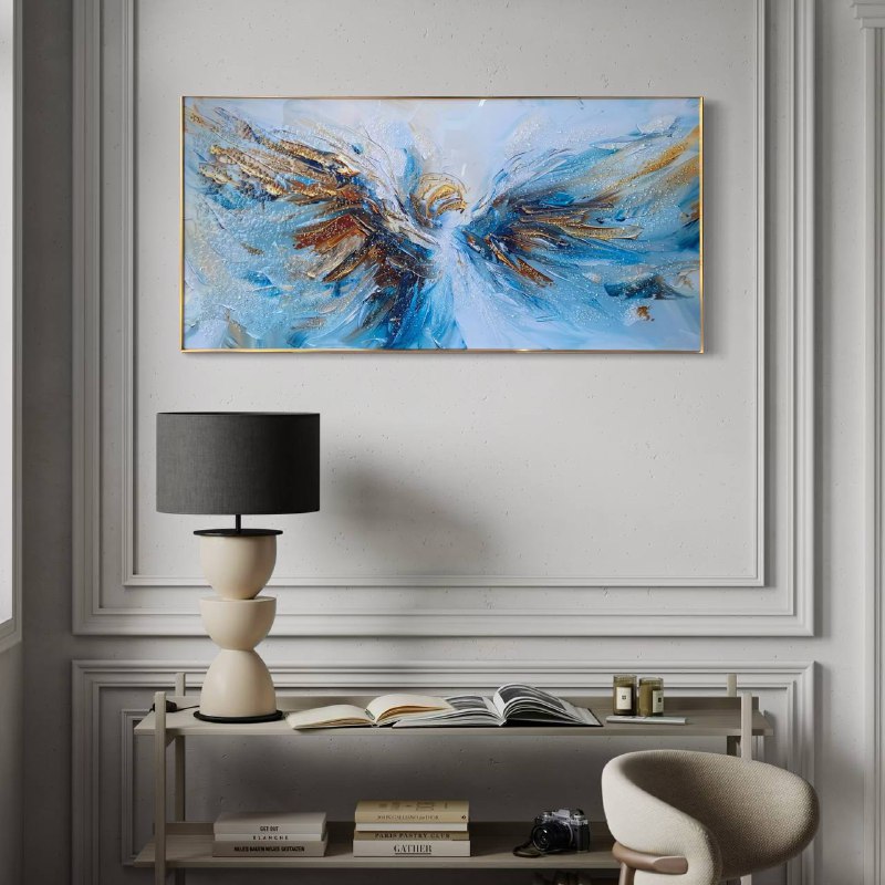 Cuadro Porcelana Angel  1