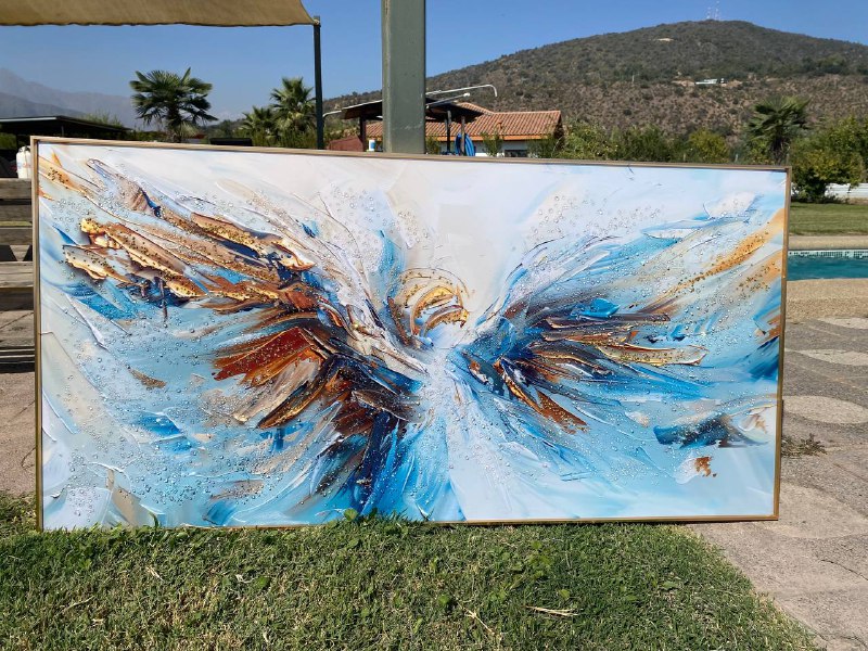 Cuadro Porcelana Angel  2