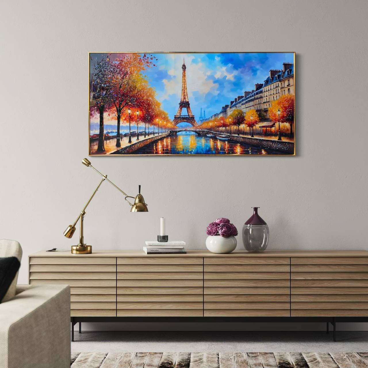 Cuadro Porcelana Torre Eiffel 1