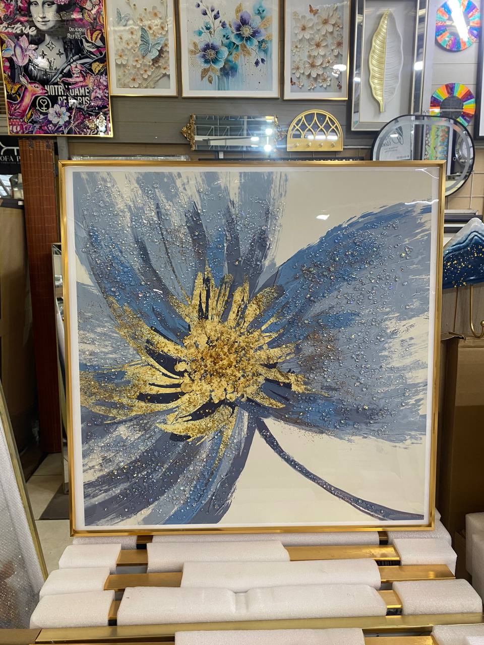 Cuadro Tríptico Porcelana Arbol  3