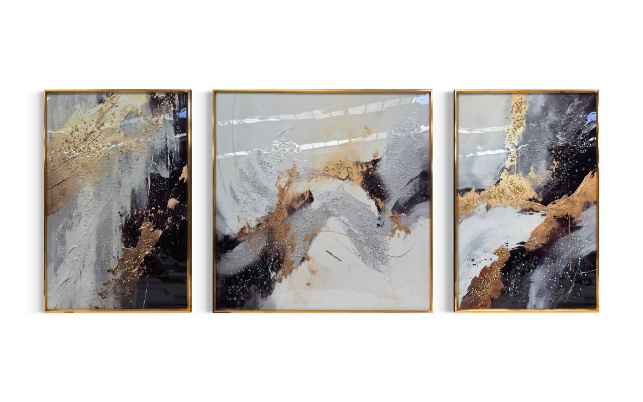 Cuadro Triptico Diseño Rita  2