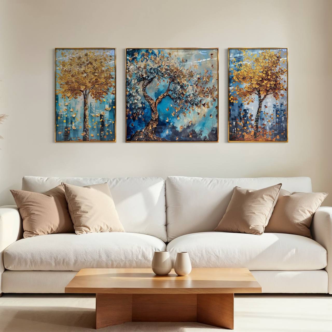 Cuadro Tríptico Arbol de la Vida  1