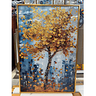 Cuadro Tríptico Arbol de la Vida  3