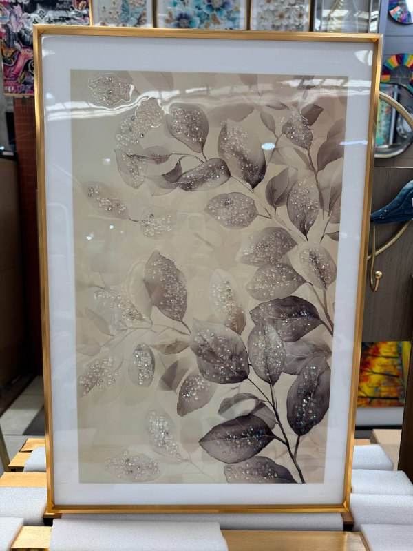 Cuadro Tríptico Hojas  3