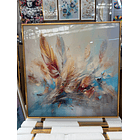 Cuadro Triptico Plumas  5