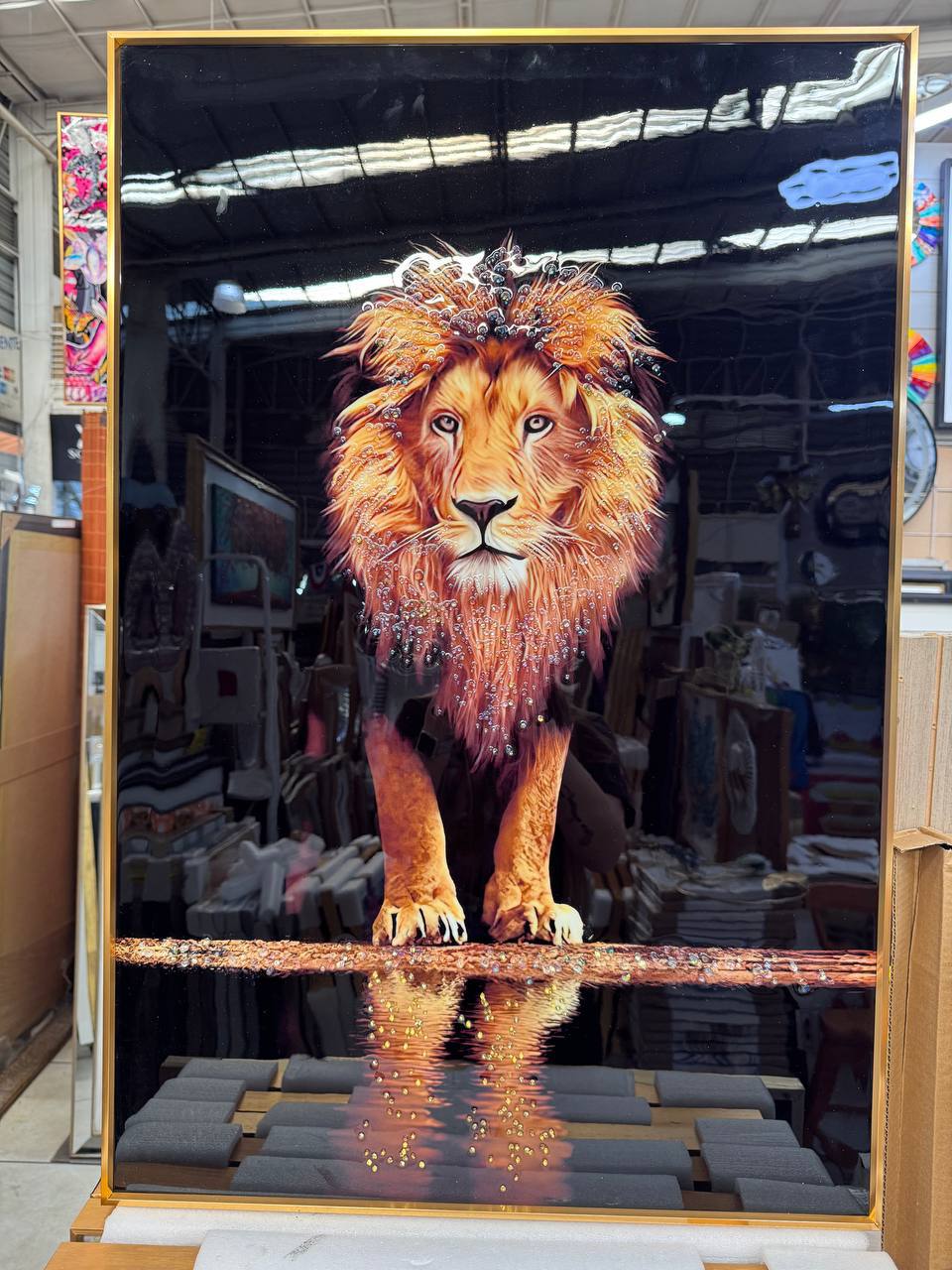 Cuadro Porcelana Elefante  3