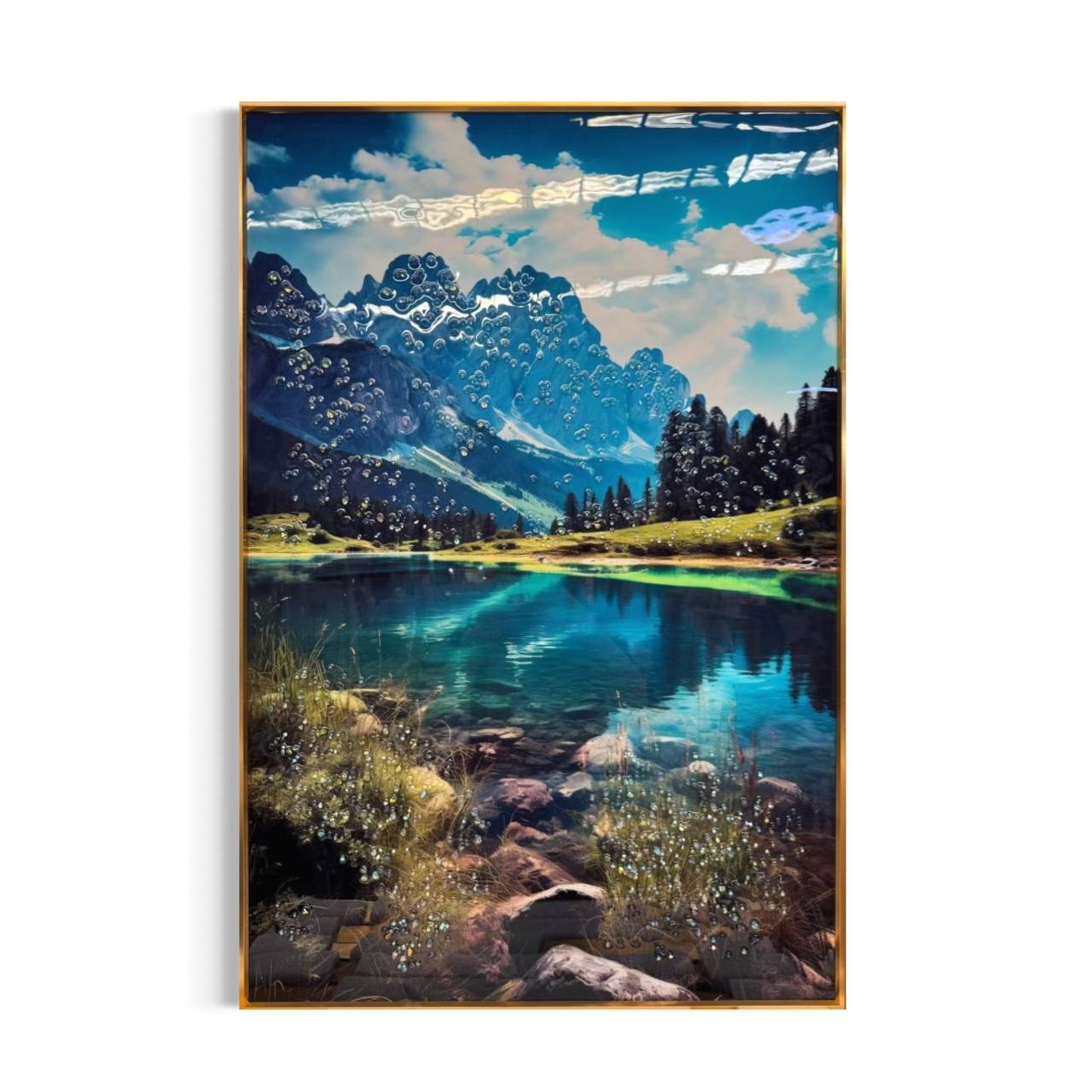 Cuadro Porcelana Torres del Paine  2