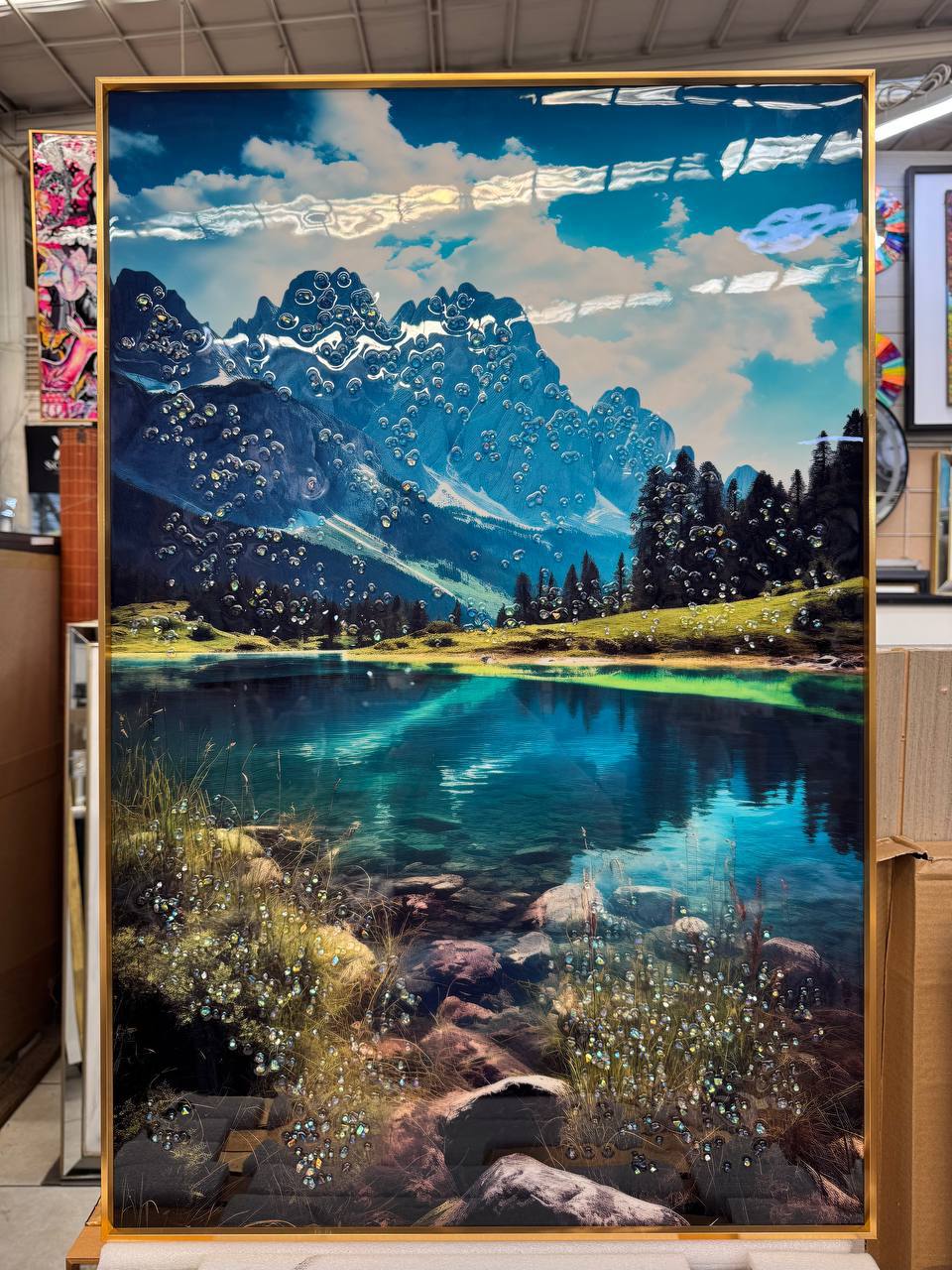 Cuadro Porcelana Torres del Paine  3