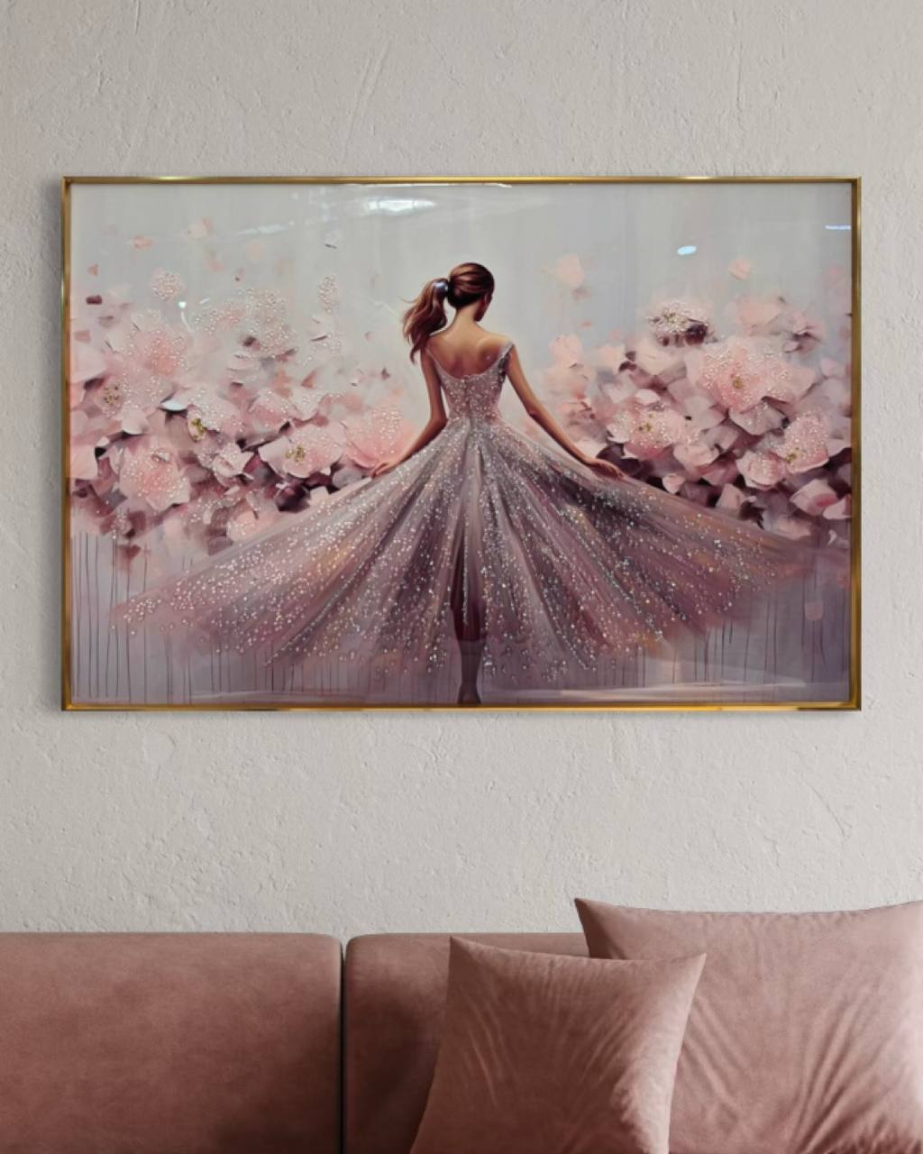 Cuadro Porcelana Mujer  1