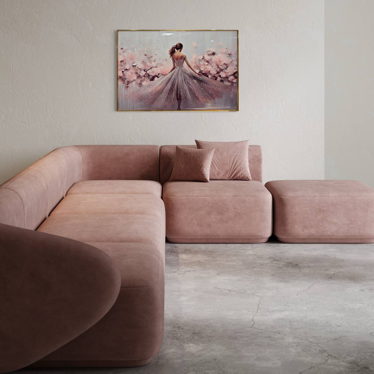 Cuadro Porcelana Mujer  3