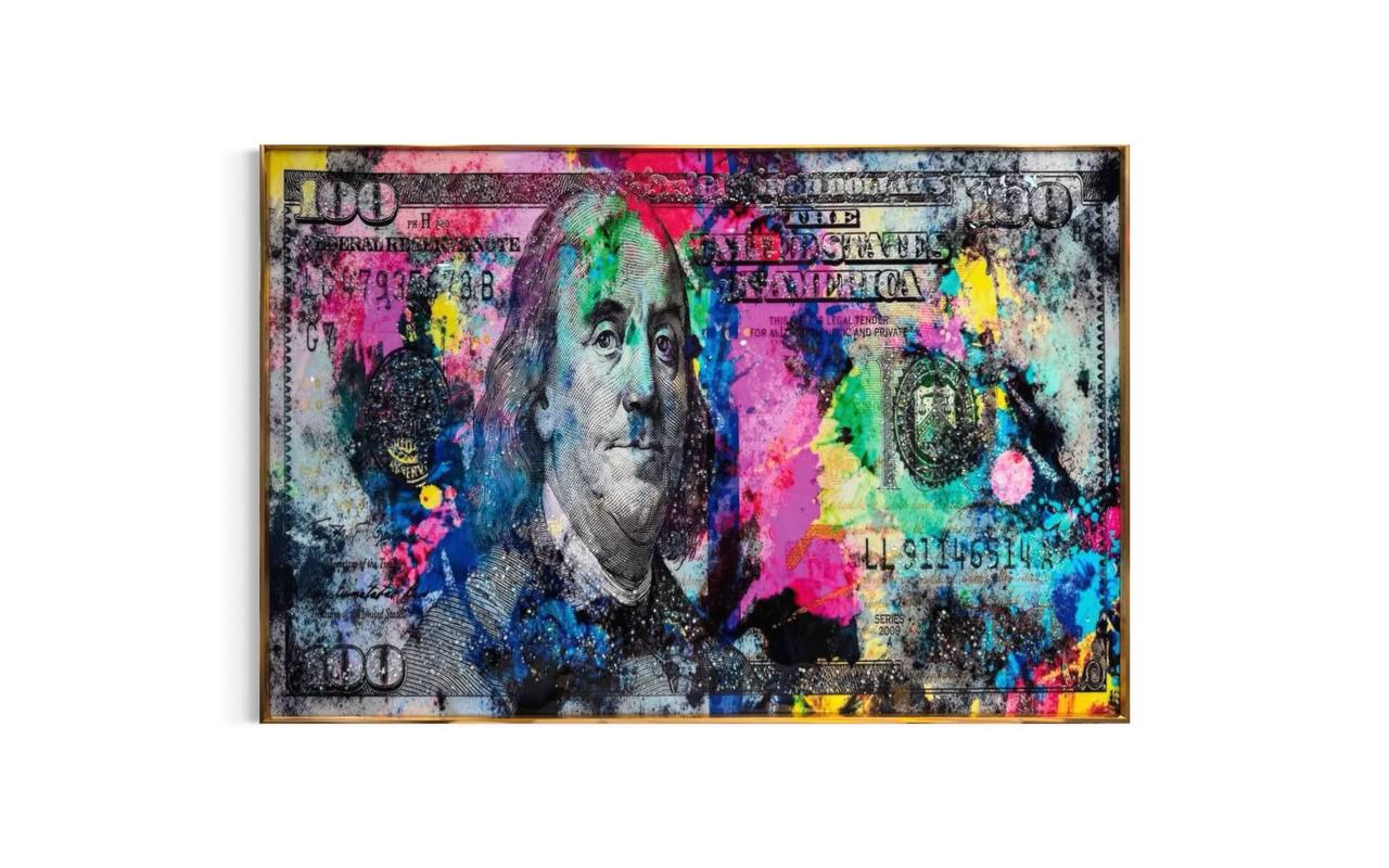 Cuadro Porcelana Dolar  2