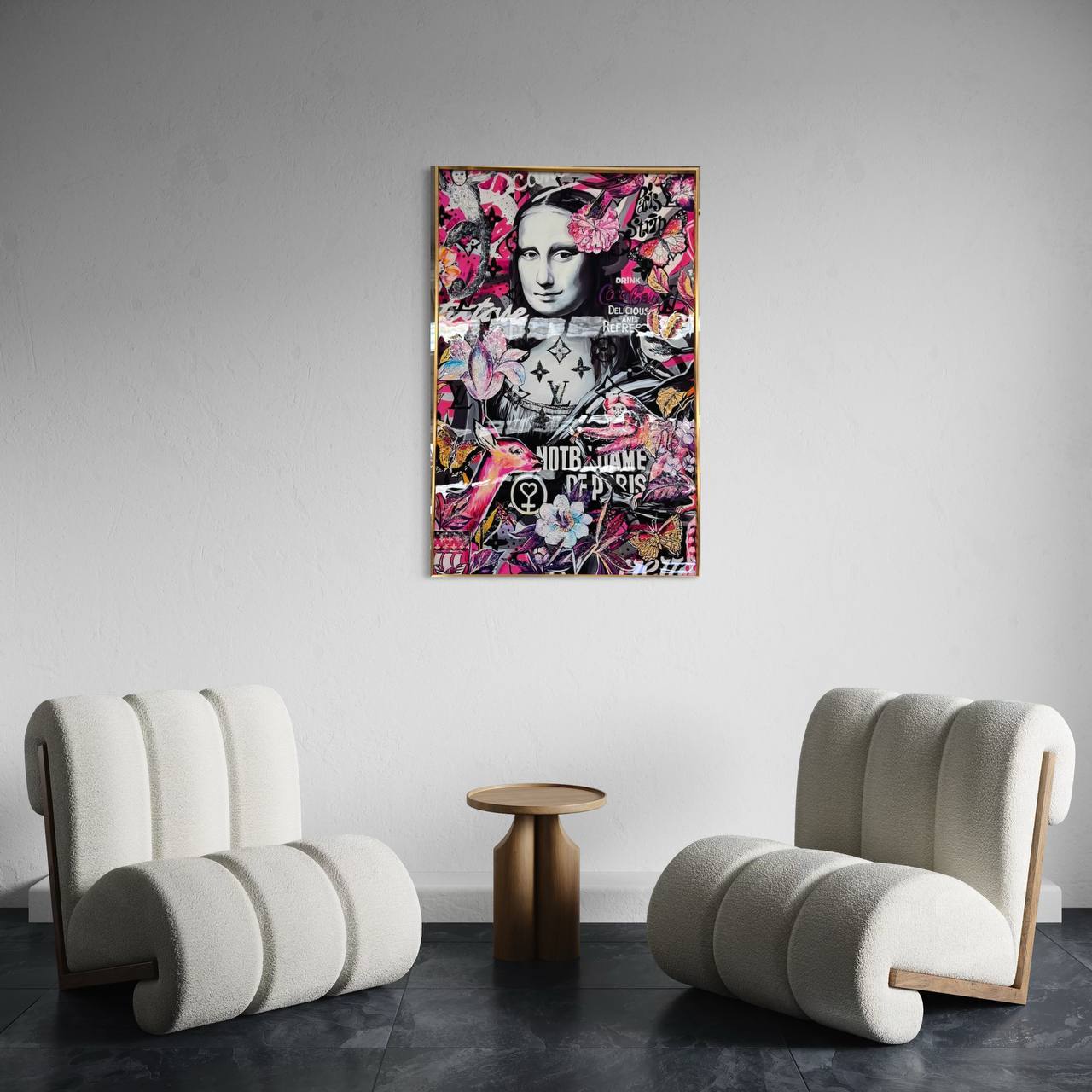 Cuadro Porcelana Monalisa  1