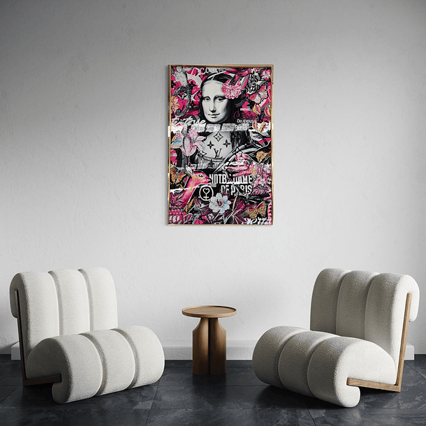 Cuadro Porcelana Monalisa 