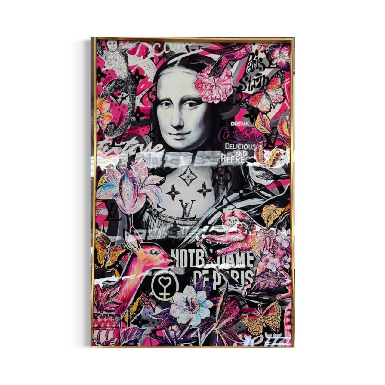 Cuadro Porcelana Monalisa  2