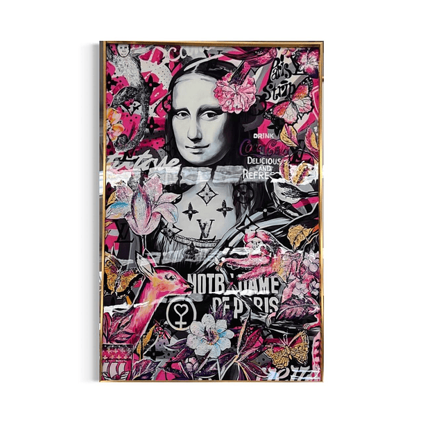 Cuadro Porcelana Monalisa 