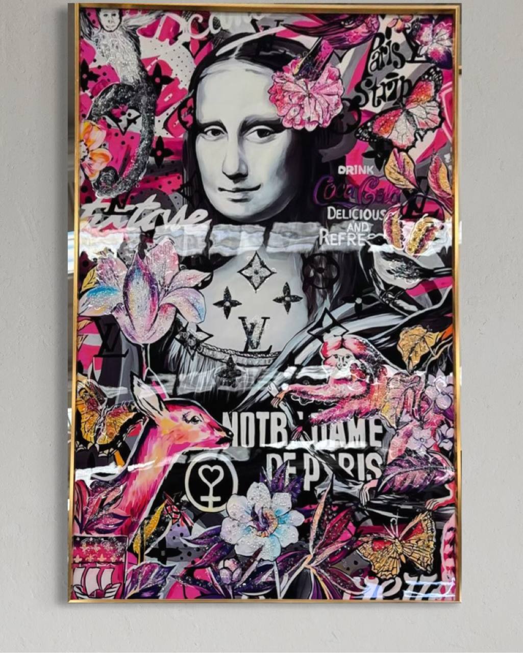 Cuadro Porcelana Monalisa  3