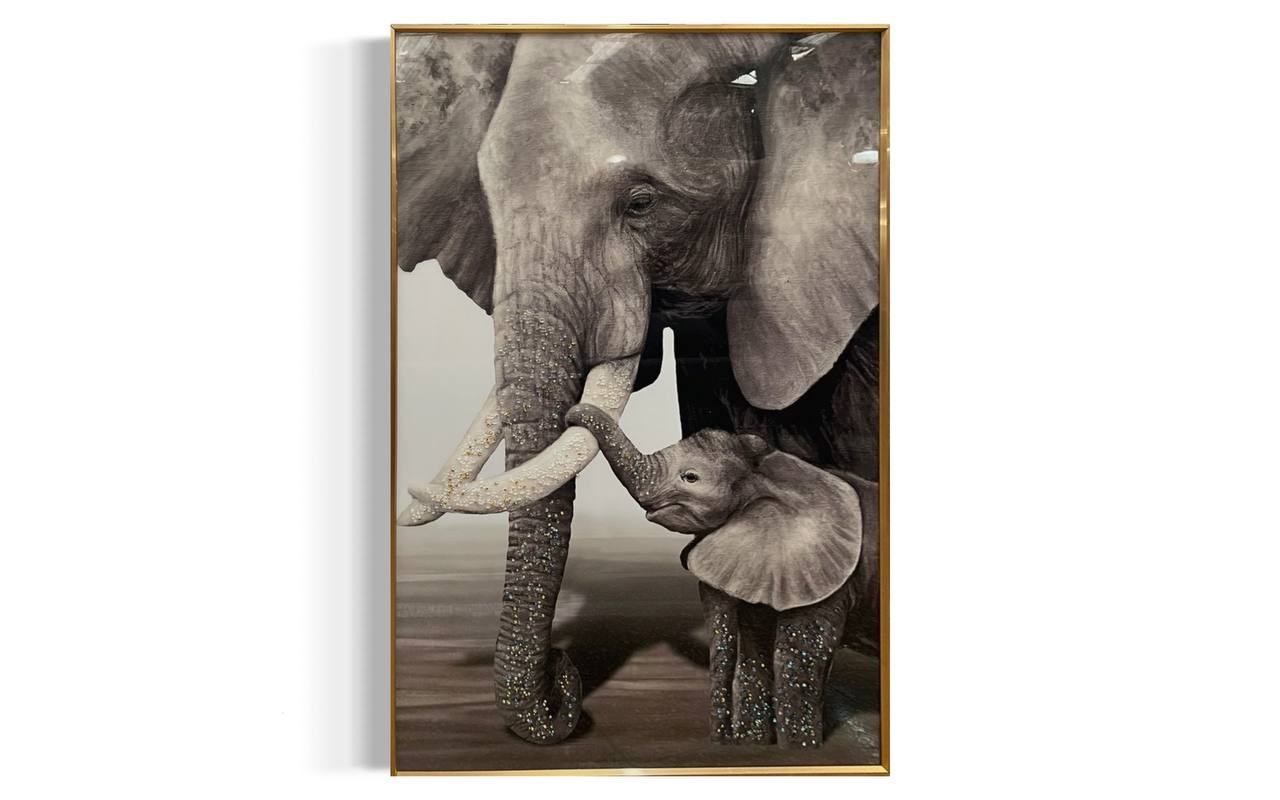 Elefante con Hijo  2