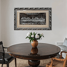 Cuadro Ultima Cena Pequeña Plateada  1