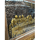 Cuadro Ultima Cena Pequeño Dorado  3