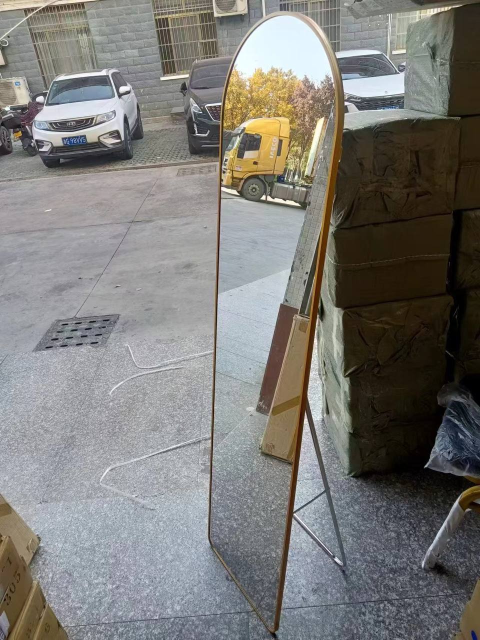 Espejos Pedestal Ovalado 1