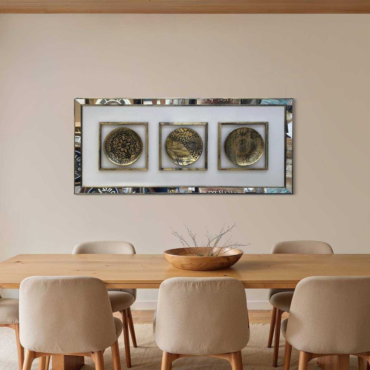 Cuadro Platos Espejado  1