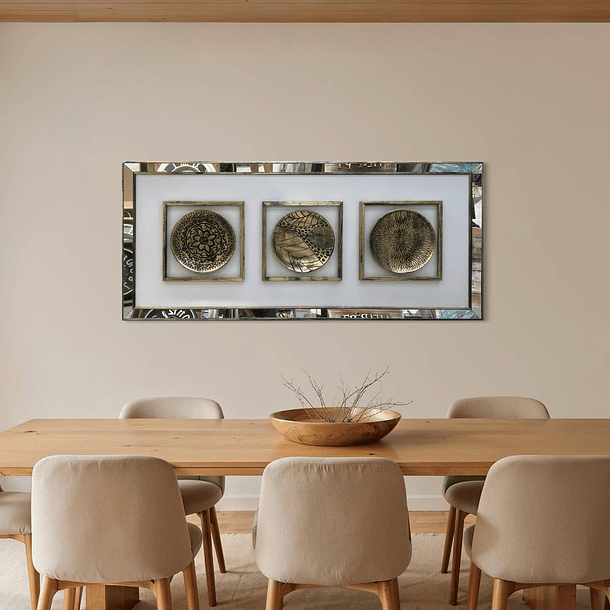 Cuadro Platos Espejado 