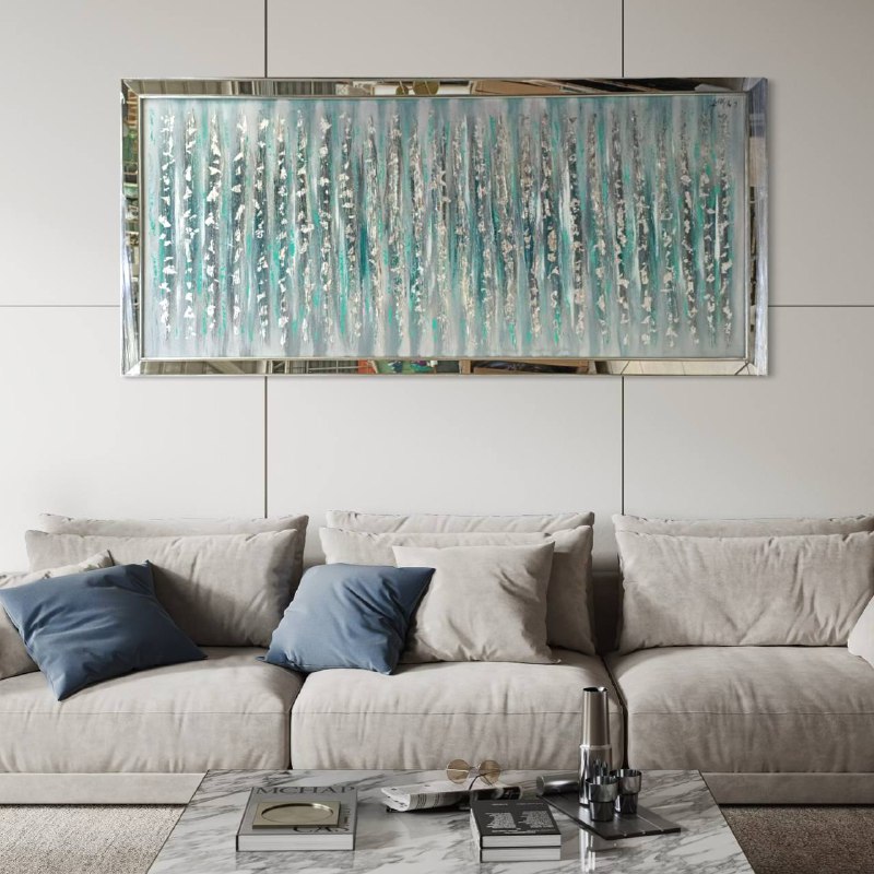 Cuadro Reflejos Gris  2