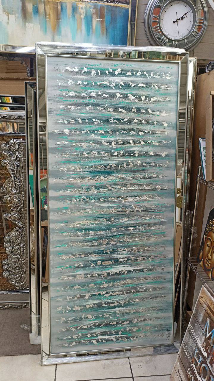 Cuadro Reflejos Gris  3