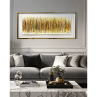 Cuadro Abstracto Dorado  1