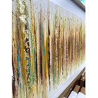 Cuadro Abstracto Dorado  3