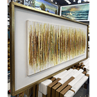 Cuadro Abstracto Dorado  4