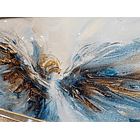 Cuadro Ángel de Porcelana con Piedras  2