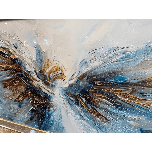 Cuadro Ángel de Porcelana con Piedras 