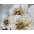 Diseño Flores Blancas Doradas 2