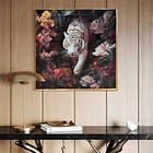 Tigre Blanco Floreado  2