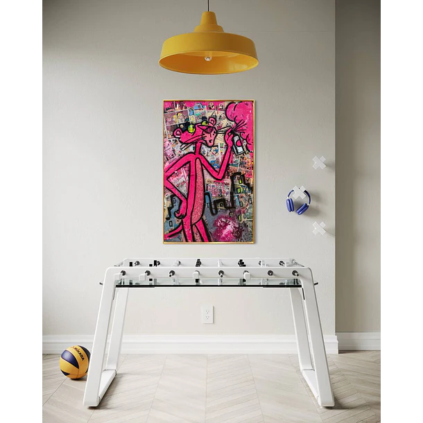 CUADRO POP ART PANTERA ROSA 